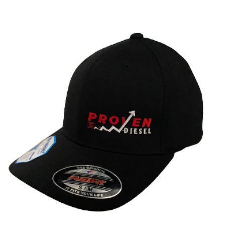 Black & Red Flex Fit Hat